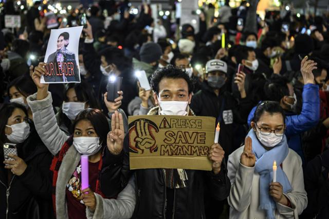 ‘미국 제재를 조정하라는 압력을 의식하고 있습니까?’  일본, 미얀마 경제 지원 중단 고려