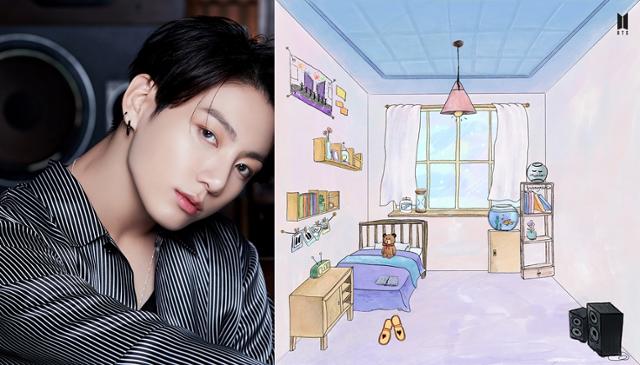 그룹 방탄소년단 정국이 팬들을 위한 '아미의 방'을 꾸몄다. 빅히트엔터테인먼트 제공