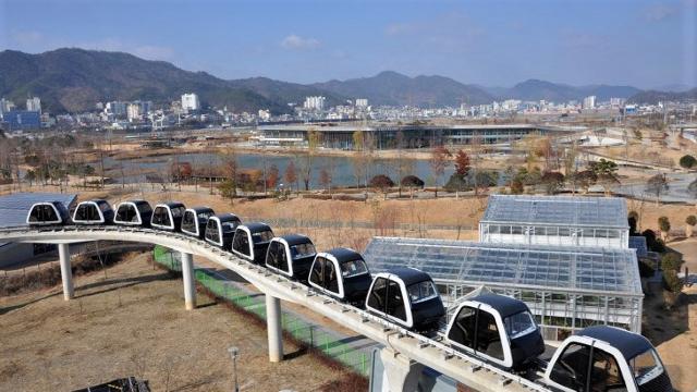 순천만 무인궤도열차 '스카이큐브'