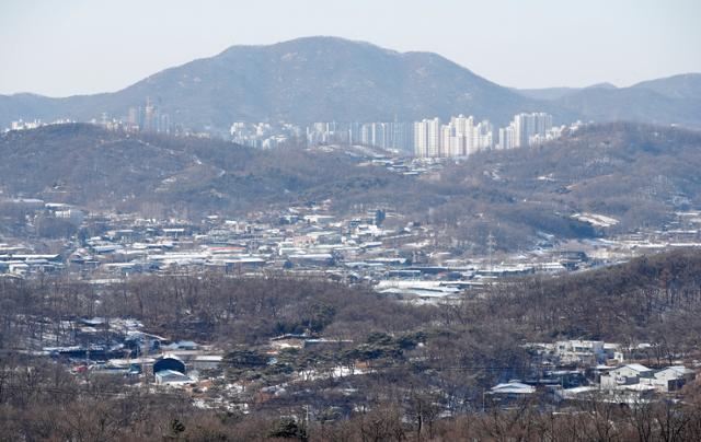 보금자리주택 예정지구에서 해제된 뒤 특별관리구역으로 지정된 광명시흥지구. 뉴스1