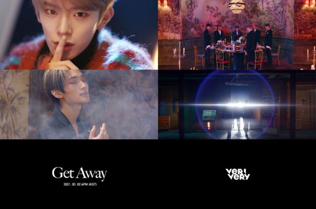 베리베리 'Get Away' MV 티저가 공개됐다. 젤리피쉬 제공