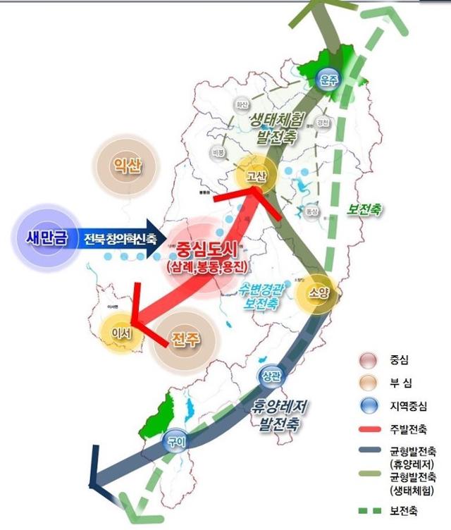 전북 완주군 2035년 도시공간구조 기본계획안.