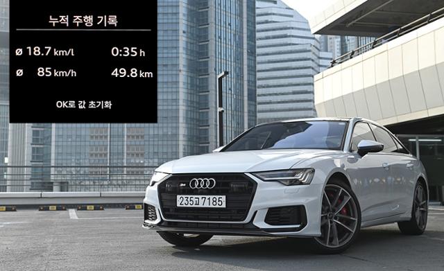 아우디 S6 TDI 자유로 연비