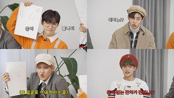 AB6IX가 '오늘도 평화로운 에이비식스'에서 화가로 변신한다. 브랜뉴뮤직 제공