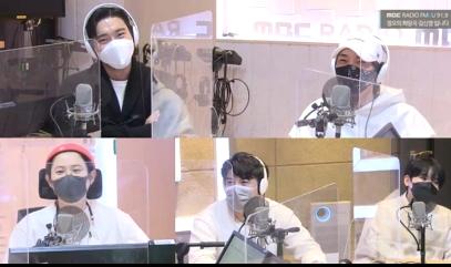 슈퍼주니어가 '정희'에 출연했다. MBC 보이는 라디오 캡쳐