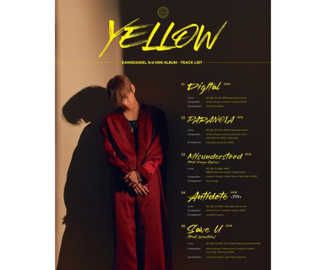 가수 강다니엘이 한층 성장한 음악적 역량을 담은 'YELLOW'로 돌아온다. 커넥트엔터테인먼트 제공