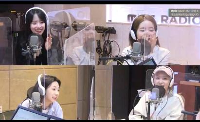 우주소녀가 '정희'에 출연했다. MBC 보이는 라디오 캡쳐