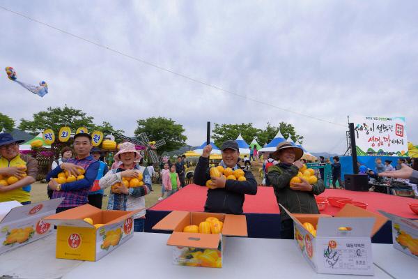 지난 2019년 열린 성주참외페스티벌 전경. 성주군 제공