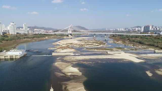 세종보 전경. 환경부 제공