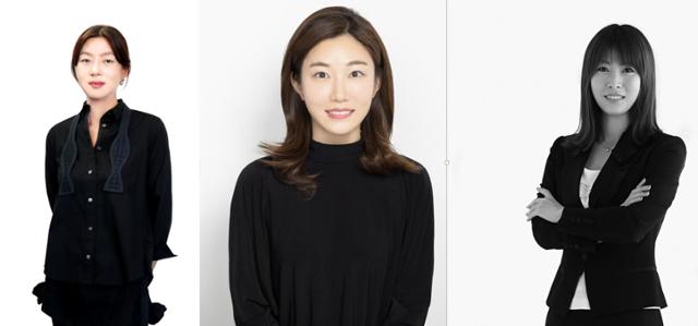 김은혜(왼쪽부터) 발란 부대표, 남연수 매스프레소 CFO, 민예홍 트렌비 CSO. 한국일보 자료사진