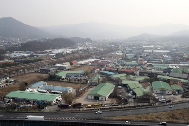 지난달 11일 3기 신도시 중 한 곳인 경기 하남시 하남교산 지구 일대. 뉴시스