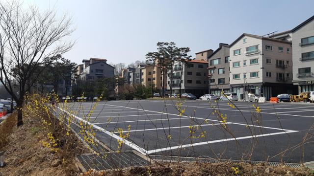 5일 개방한 경기 성남시 중원구 여수동 539번지 여수초교 인근 주차장. 성남시 제공