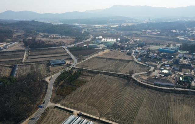 경기 용인시 SK반도체 클러스터가 들어설 경기 용인시 처인구 원삼면 일대. 뉴시스