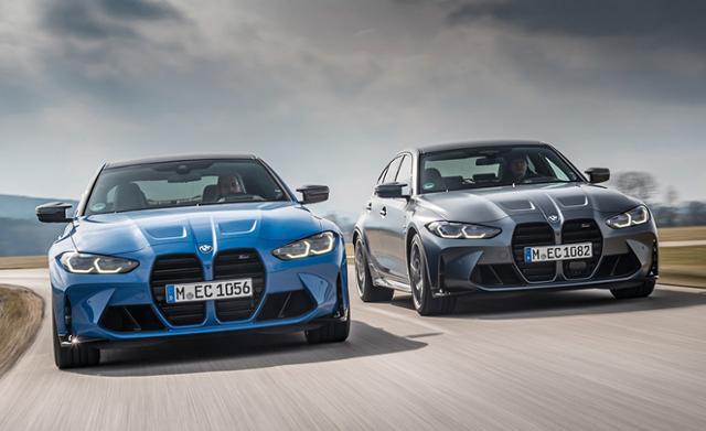 BMW, 뉴 M3 컴페티션 xDrive 및 뉴 M4 컴페티션 xDrive 공개