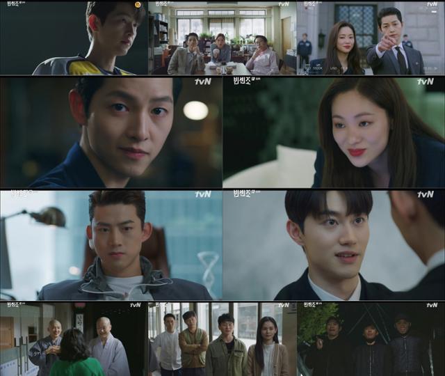 ‘빈센조’ 송중기가 돌아오자 시청률도 최고 15.6%까지 올랐다. tvN 제공