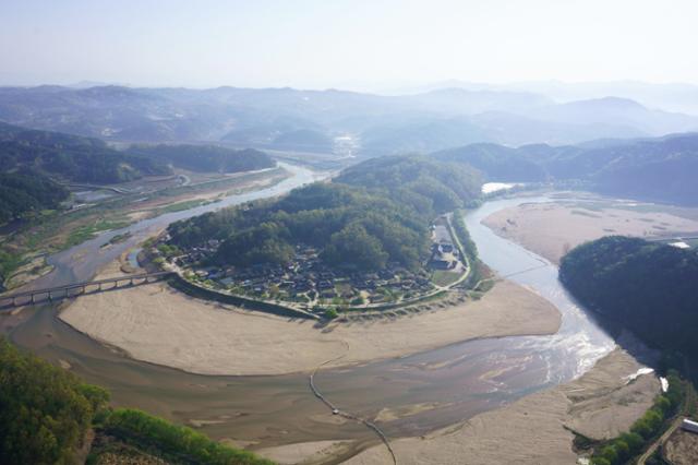 영주 무섬마을 전경. 영주시 제공