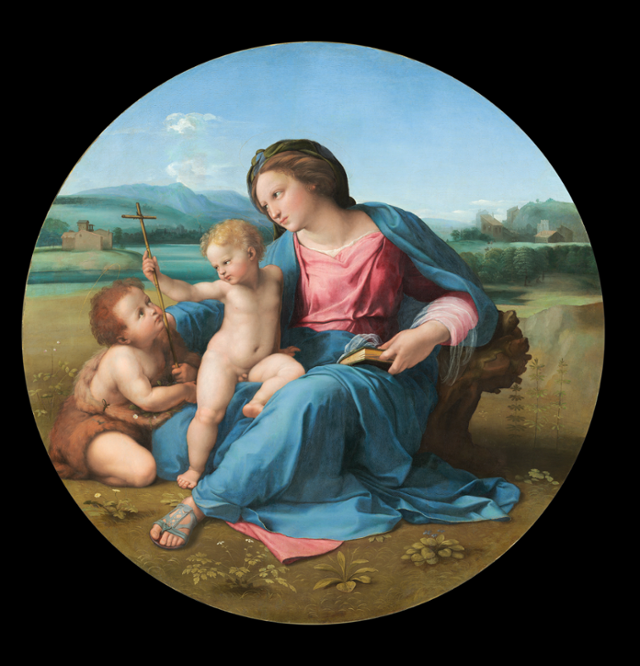 라파엘로(Raphael), 알바 마돈나(Alba Madonna), 1510, 워싱턴 국립미술관 소장