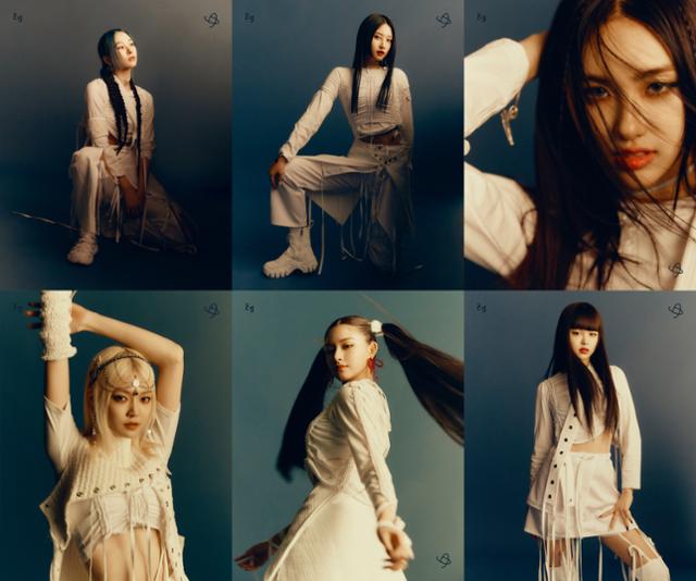 그룹 에버글로우(EVERGLOW)의 6인 6색 콘셉트 포토가 베일을 벗었다. 위에화엔터테인먼트 제공