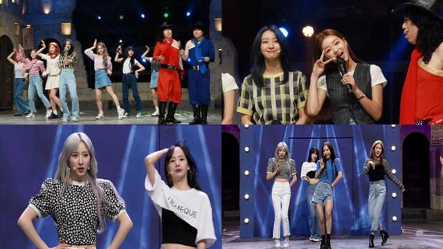 오마이걸과 우주소녀 더 블랙이 '코미디빅리그'를 찾는다. tvN 제공