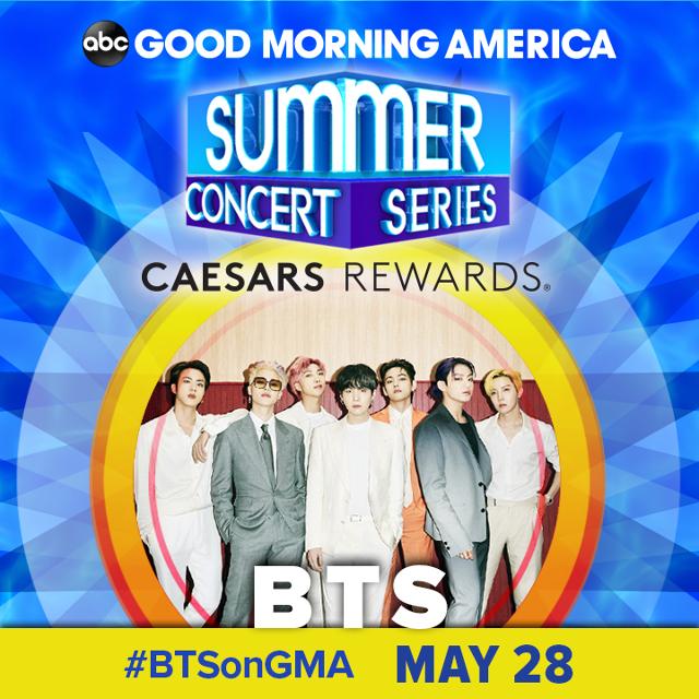 그룹 방탄소년단이 미국 '굿모닝 아메리카(Good Morning America)' 서머콘서트 무대에 오른다. 빅히트뮤직 제공