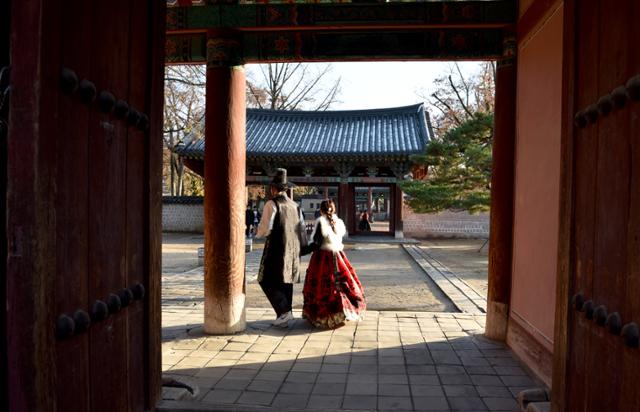 [저작권 한국일보] 전주한옥마을 전경. 최흥수기자