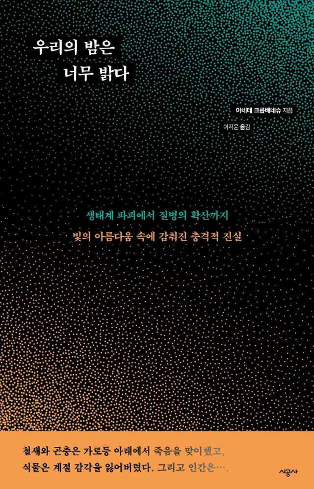 우리의 밤은 너무 밝다·아네테 크롭베네슈 지음·이지윤 옮김·시공사 발행·300쪽·1만6,000원