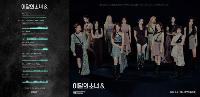 그룹 이달의 소녀(LOONA)가 새 타이틀 곡 'PTT (Paint The Town)'(피티티 (페인트 더 타운))로 돌아온다. 블록베리크리에이티브 제공