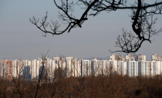 경기 파주 운정신도시 일대 아파트 단지. 뉴스1