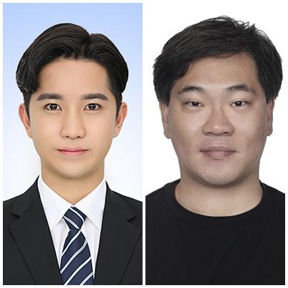 LG의인상 수상자인 권현우(28, 왼쪽)·이현선(38)씨.