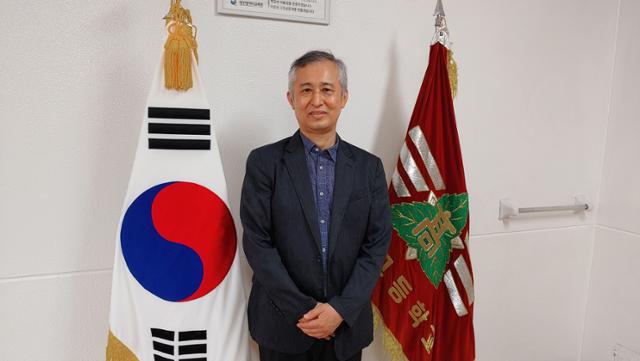 정덕영 경북고 교장. "그동안 갈고 닦은 기량을 아낌없이 펼치고 당당히 웃는 얼굴로 돌아오기를 바란다"고 말했다. 박상은 기자