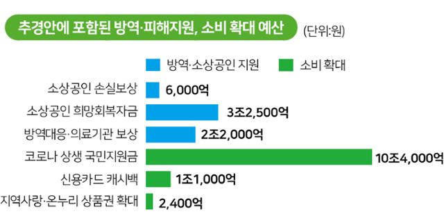 시각물_추경안에 포함된 방역·피해지원, 소비 확대 예산