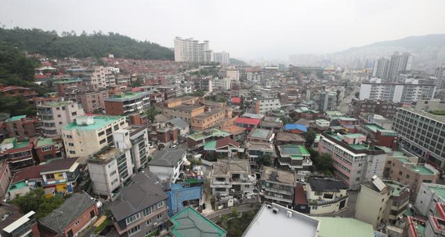 서울의 도심 공공주택 복합사업 후보지 중 한 곳인 은평구 증산4구역 일대. 뉴시스