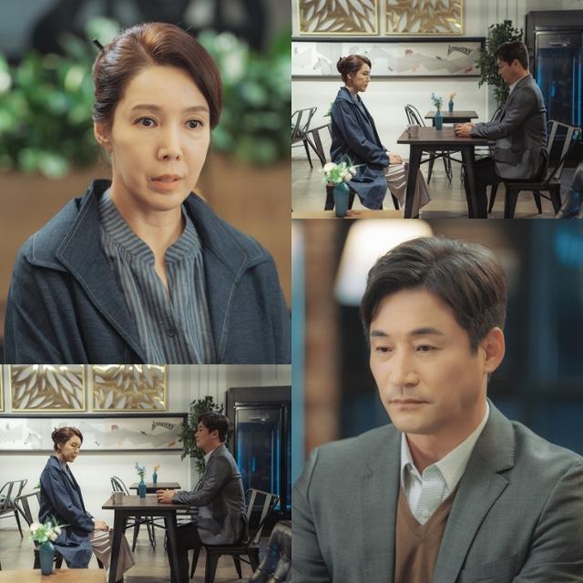 '결사곡2' 전수경과 전노민이 재회한 스틸컷이 공개됐다. TV조선 제공