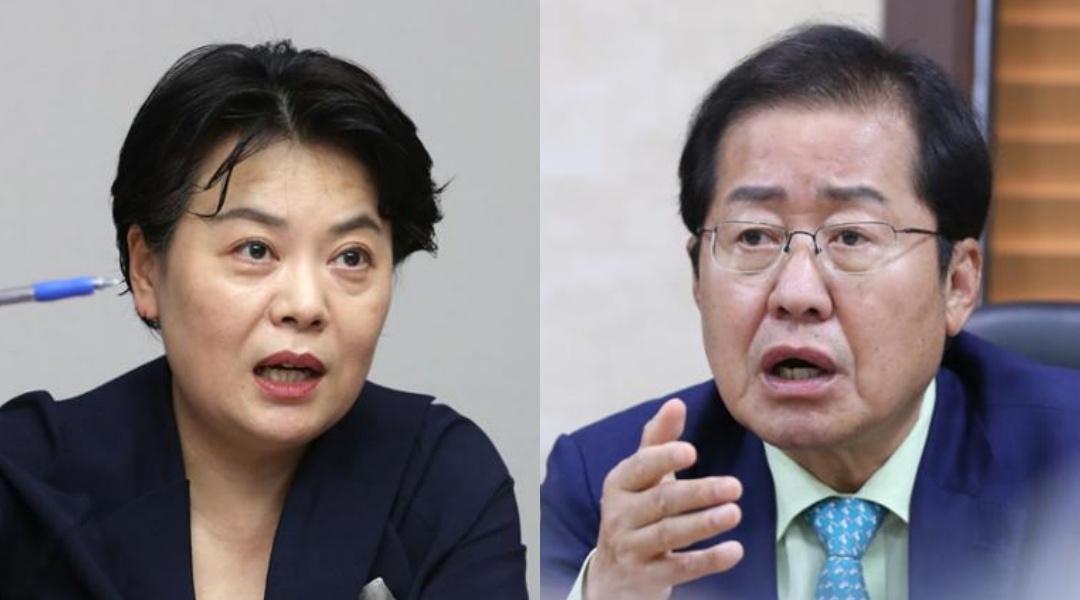 "윤희숙, 사퇴 운운 말라" 여당 비난 속... 홍준표 "사퇴 희화화 말라" - Vimarsana News