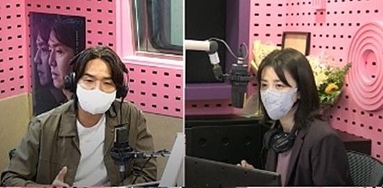 김태훈이 영화에 대해 소개했다. SBS 파워FM '박하선의 씨네타운' 캡처