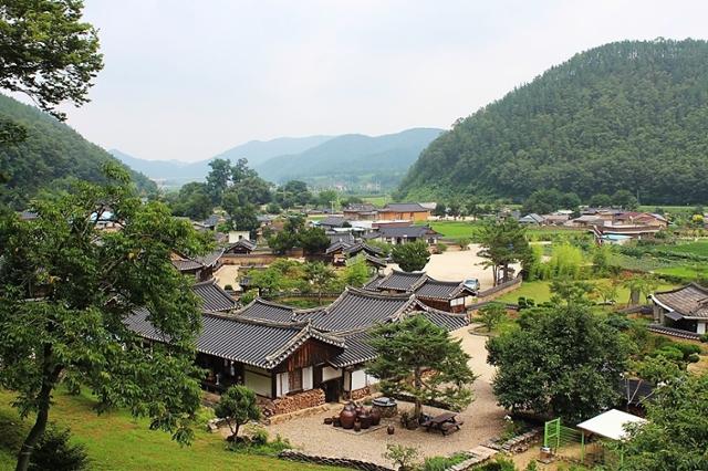 경북 청송군 덕천마을 전경. 출처 덕천마을 홈페이지