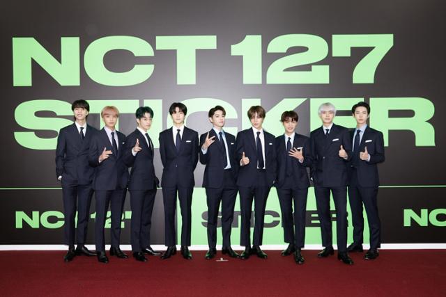 NCT 127은 17일 정규 3집 'Sticker' 발매 기념 온라인 기자간담회를 개최했다. SM엔터테인먼트 제공