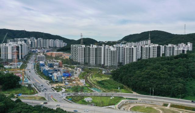 지난 16일 경기도 성남시 판교대장 도시개발사업구역 모습. 연합뉴스