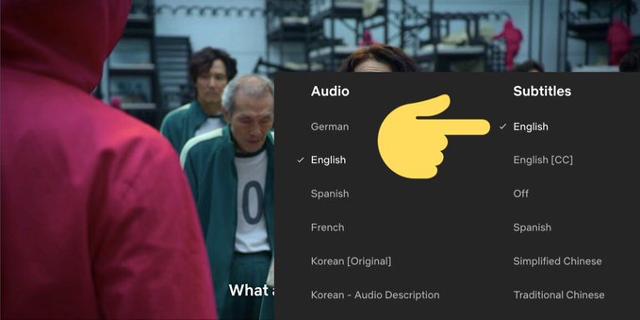 "이 자막이 다른 자막보다 낫습니다." 트위터의 한 넷플릭스 이용자가 '오징어 게임'을 보기 위해 영문 자막을 선택하라고 권하는 이미지를 올렸다. 트위터 캡처