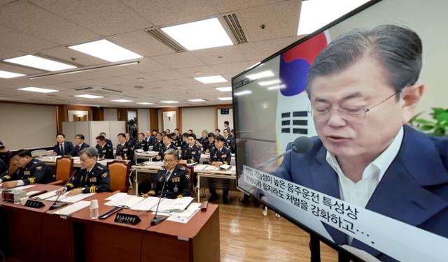 '문다혜 음주운전' 공방 벌어진 경찰청 국감... 조지호 "공정, 철저히 수사"