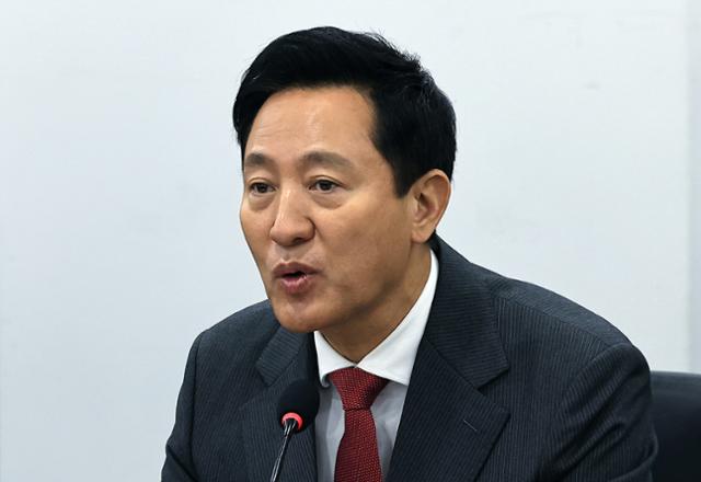 오세훈 "부역자, 출당 운운은 시국 악화… 편 가르기 그만해야"