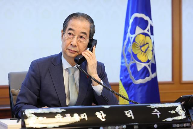 한덕수 대행, 日이시바와 통화... "러북협력 맞서 한일·한미일 공조 지속"