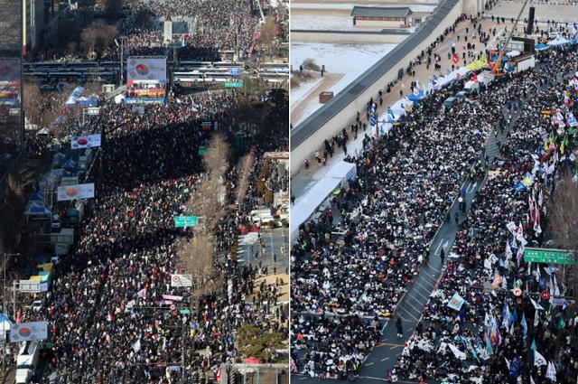 與는 광화문·여의도, 野는 안국... 3·1절 두 쪽 나는 '탄핵 대첩'