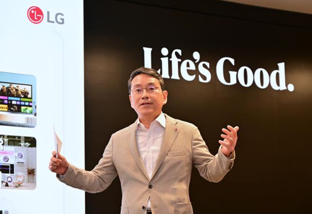 조주완 LG전자 대표 "미 테네시 공장 부지에 가건물 올리는 중"