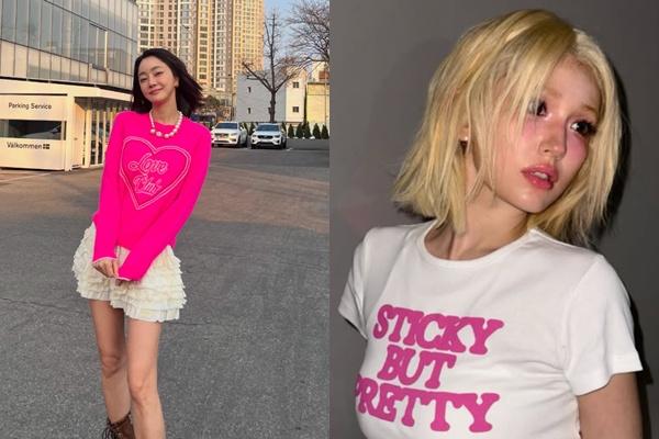 Seo Hyo-rim and Jeon So-mi show off their fashion sense. Captured from social media 