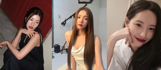Jung So-min, Lee Sung-kyung, and Sunmi flaunt their charm with bold red lips. Captured from Jung So-min, Lee Sung-kyung, and Sunmi’s social media