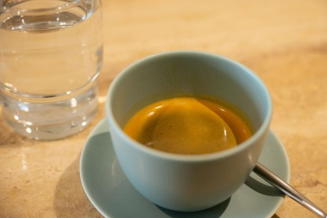 Colombia CGLE Las Margaritas Sudan Rume Natural espresso served at Aery Coffee / Korea Times file