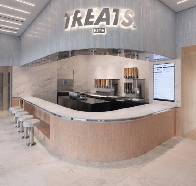 Dessert cafe Kith Treats, run by American lifestyle brand Kith. Captured from official website of Kith