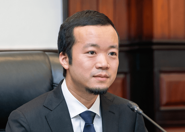 Prince Group Chairman, Chen Zhi, a Chinese businessman sanctioned by the United States and the United Kingdom on Wednesday / Captured from Prince Group Holdings website